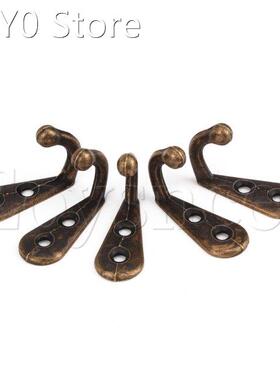 5pcs Antique Bronze Small Hook Hanger Hanging Closets For Be