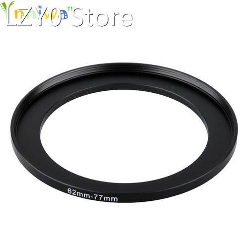 62-77mm Metal Step Up Rings Lens Adapter Filter Set