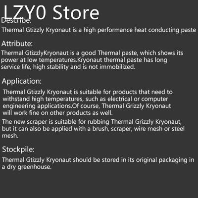 Original Thermal Grizzly Kryonaut Paste Cooler Grease 12.5W/