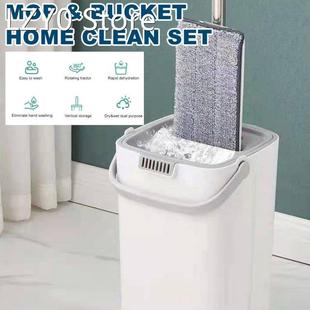 Cleaning Microfiber Mop and Bucket Free Hand Mop with Bucket