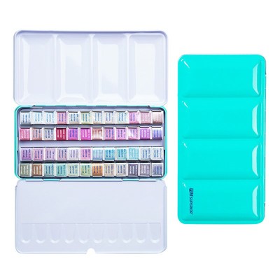 Professional 12/24/48 Colors Pearlescent Watercolor Paints S