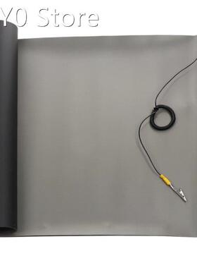 1pc Black Desktop Anti Static ESD Grounding Mat Maintenance