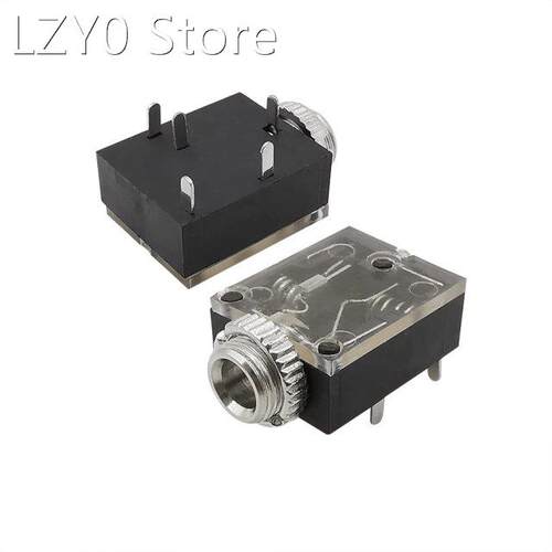 5Pcs PJ-324M 3.5mm 5 Pin Stereo Socket Audio Connector Panel