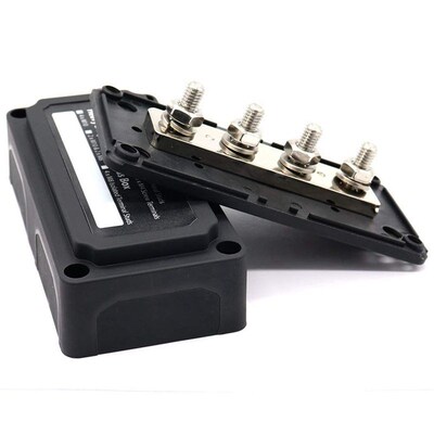 DC 48V 300A 4 Terminal Studs Busbar Power Distribution Bloc