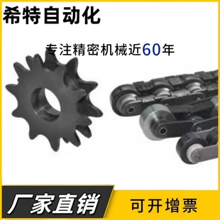 平片单排链轮15B03C25B06C08A08B10A12A链条双节距