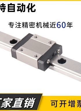 双孔短滑块微型直线导轨SSEBS10-115 SSEBSLZ13-70 SSE2BSL16-230