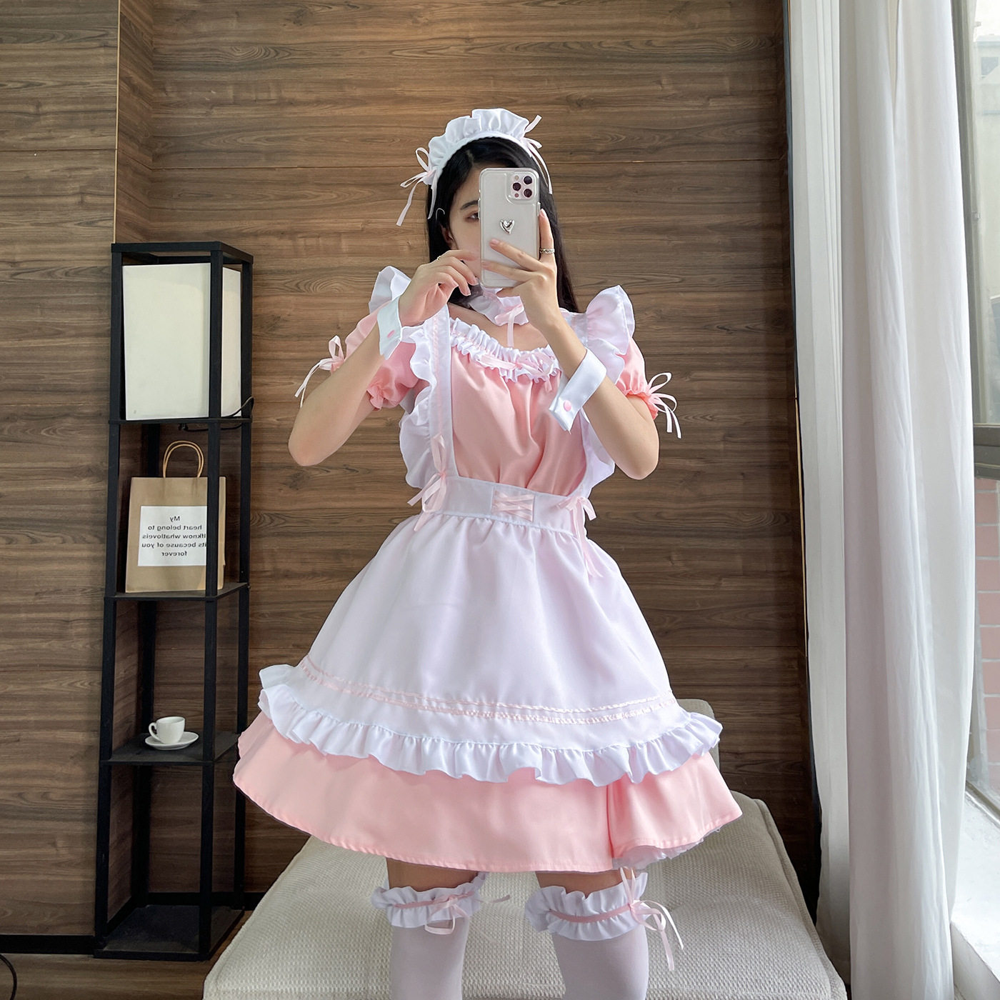 奇迹暖暖环游世界 红酒甜心女仆装lolita可爱女佣服cosplay手