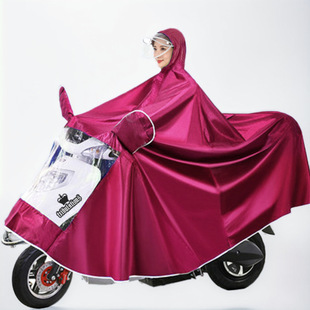 雨衣电动车全身一体式 摩托车加厚防暴雨单人双人雨披防风