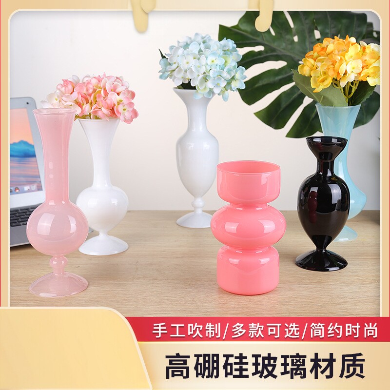 复古花瓶摆件客厅插花轻