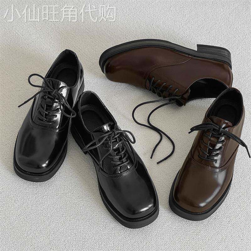 【意大利&奢品】德比鞋子男高级感厚底亮面商务正装情侣通勤皮鞋