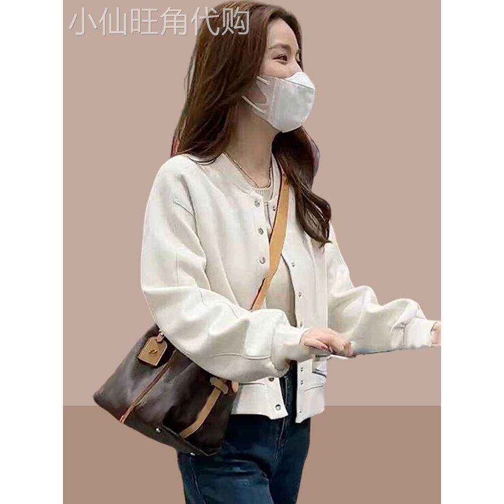 棒球服女士短外套2025春秋季新款小个子短款休闲爆款夹克开衫上衣