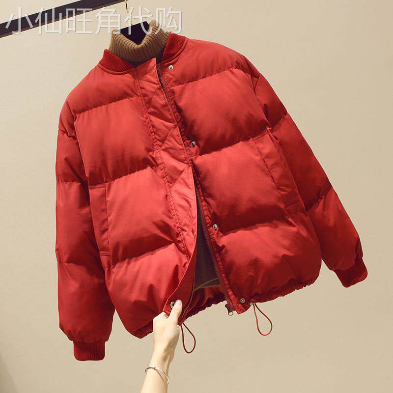 羽绒棉衣棉服女2025年新款冬季加厚韩版面包服短款小个子棉袄外套