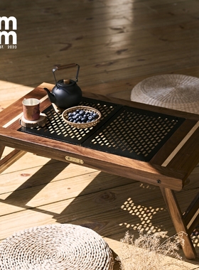 ampm全日营户外IGT岩线桌装备折叠桌露营便携野炊多功能组合桌