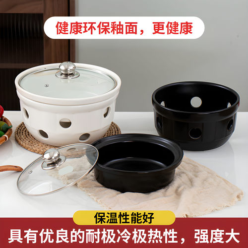 陶瓷固体酒精炉煲小火锅炉