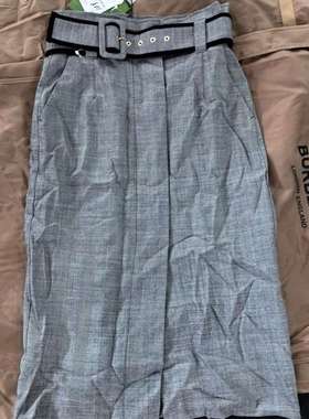 议价MARELLA半裙灰色半身裙31060406 尺码38