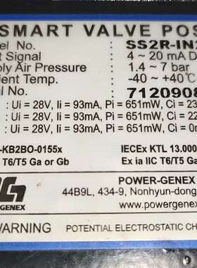 议价韩国PG智能阀门定位器SS2R-IN2NNN3R定位器，