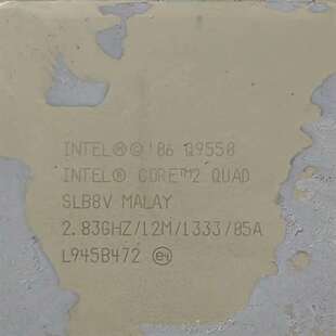 议价intel 四核CPU q9550 , 主频2.83