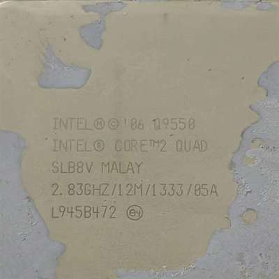 议价intel 四核CPU q9550 , 主频2.83