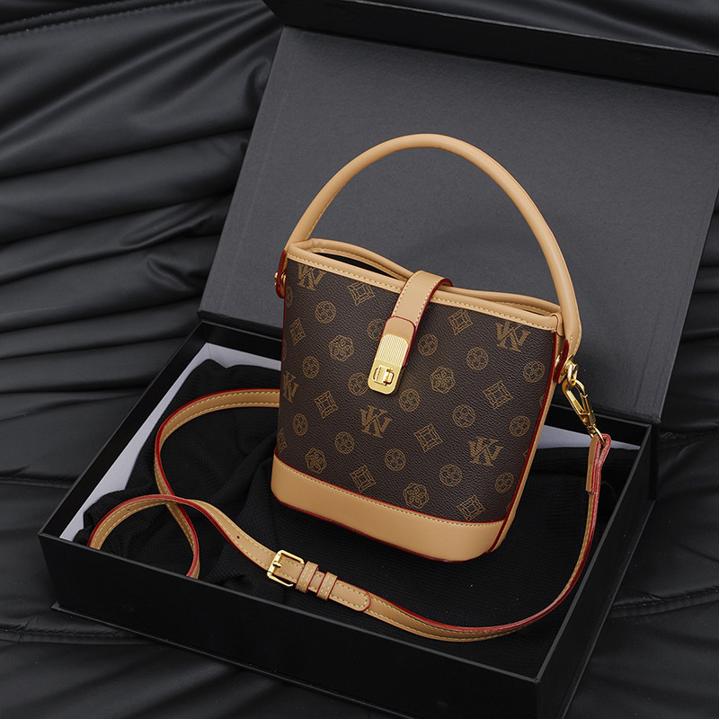 CITEX LV官方旗舰店网红爆款手提水桶包女2024新款高级感轻奢复古