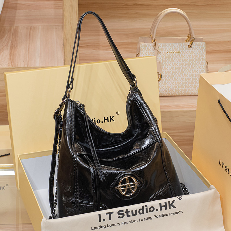 CITEX LV官方旗舰店香港真皮大容量托特包女高级感通勤单肩包2025