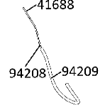 CROSSRC 特暴龙 EMOXXL2三桥差速线94208 94209  CS-97401604