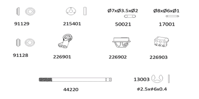 CROSSRC  大犀牛  EMOX 避震维修包 44220  CS-97401063
