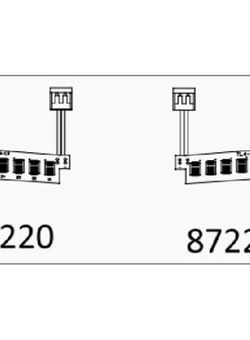 CROSSRC 拖拉机 大铁牛TL4后顶灯 87220 87221  CS-97401393