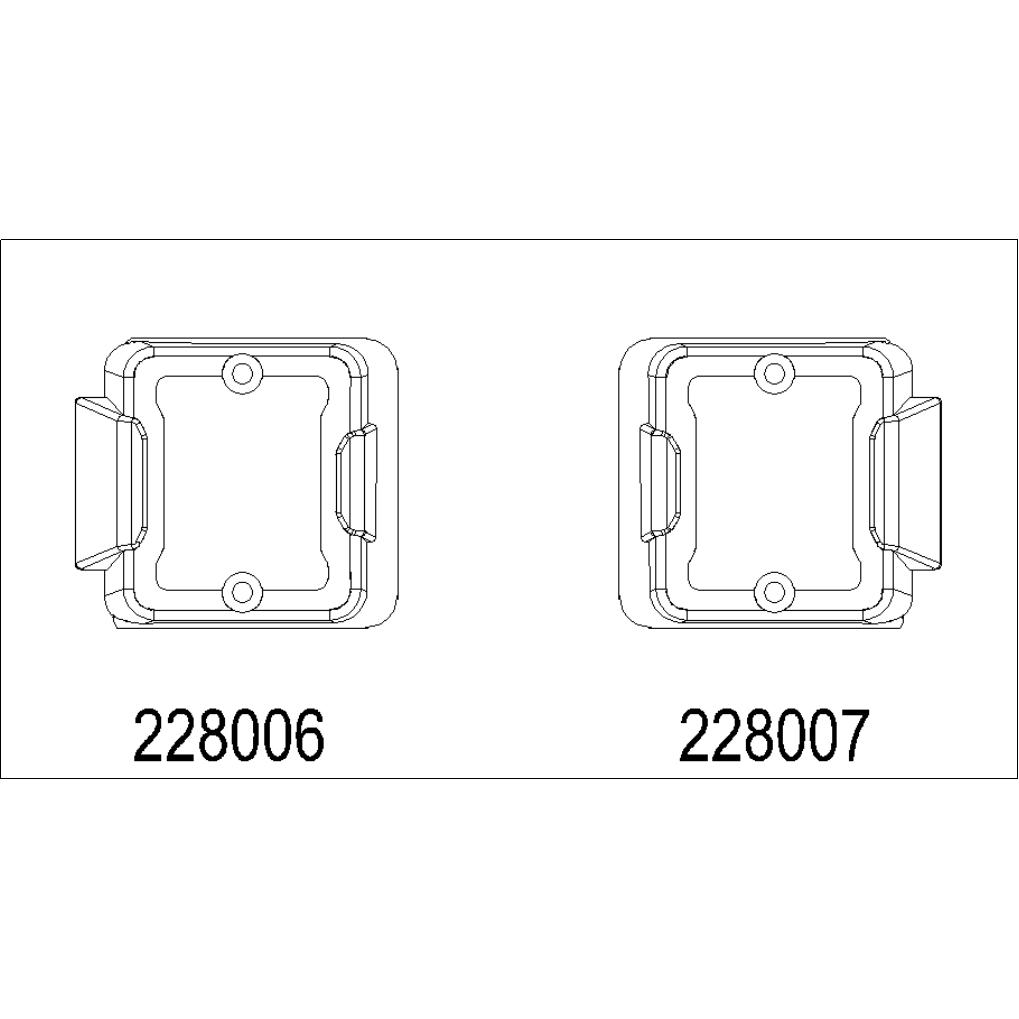 CROSSRC EMOX4 大豹子 后转向灯片  CS-97401270