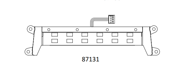 CROSSRC AT6中网爆闪灯板87131 CS-97401032