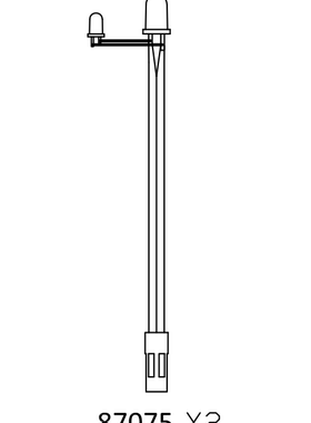 CROSSRC BC8 前转向灯组件87075  CS-97400564