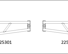 CROSSRC XT4门护栏套件225301 225302 CS-97400941