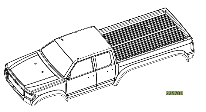 CROSSRC AT6透明车壳 CS-97401026