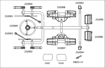 CROSSRC 大狮子 EMOX2车身装饰件  CS-97401151