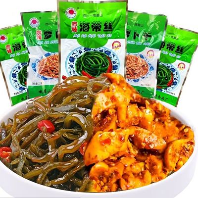 四川海明萝卜麻辣萝卜干即食香辣袋装开胃咸菜嘎嘣脆饭菜海袋丝