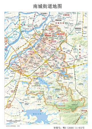 南城街道地图行政区划水系河流湖泊交通旅游铁路地形卫星流域乡镇