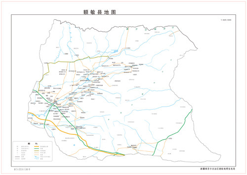 额敏县地图水系河流湖泊交通行政区划旅游铁路地形卫星地势山峰村