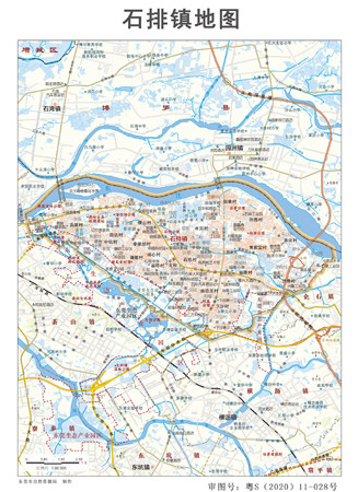 石排镇地图行政区划水系河流湖泊交通旅游铁路地形卫星流域乡镇村