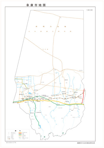 阜康市2地图水系河流湖泊交通行政区划旅游铁路地形卫星地势山峰
