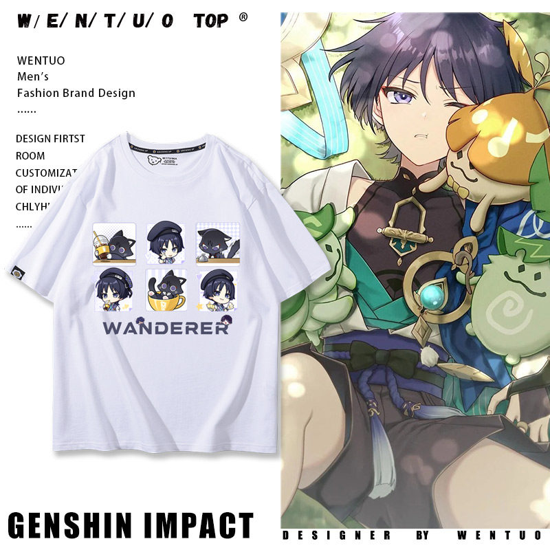 学生纯棉宽松衣服潮流大码INS图片