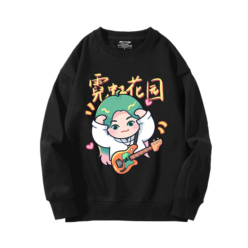 Q版卡通周边同款衣服印花圆领