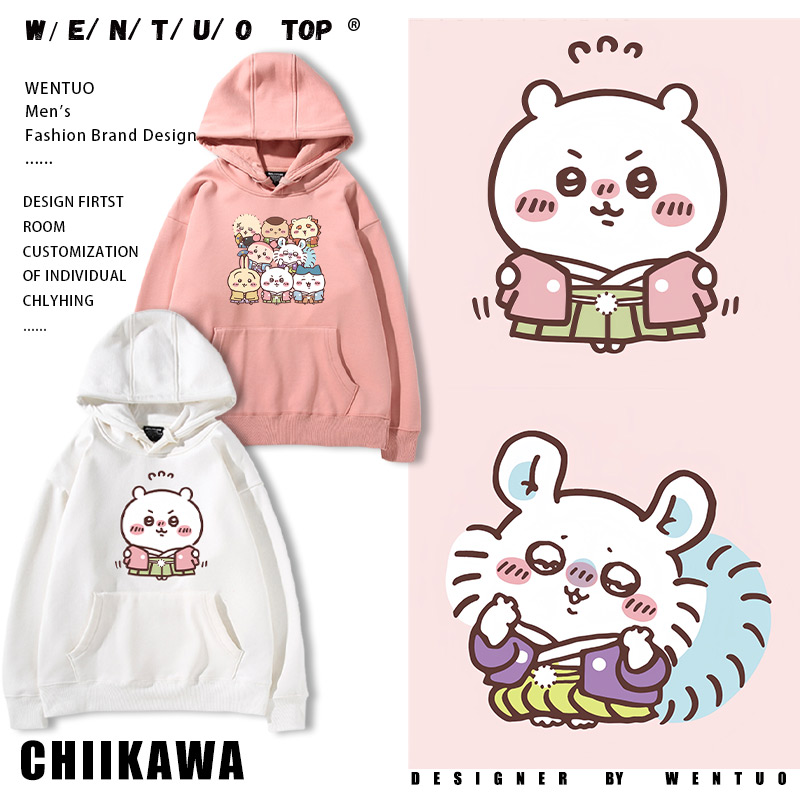 男女卡通长袖秋冬加绒上衣服