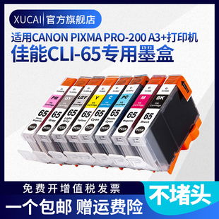 65墨盒PRO 专业照片打印机PRO 适用佳能Canon 200 LGY喷墨打印机 200墨水盒CLI CLI