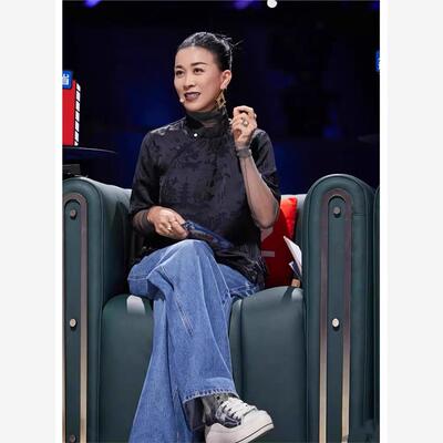 欧洲代购时尚那英明星同款高级感