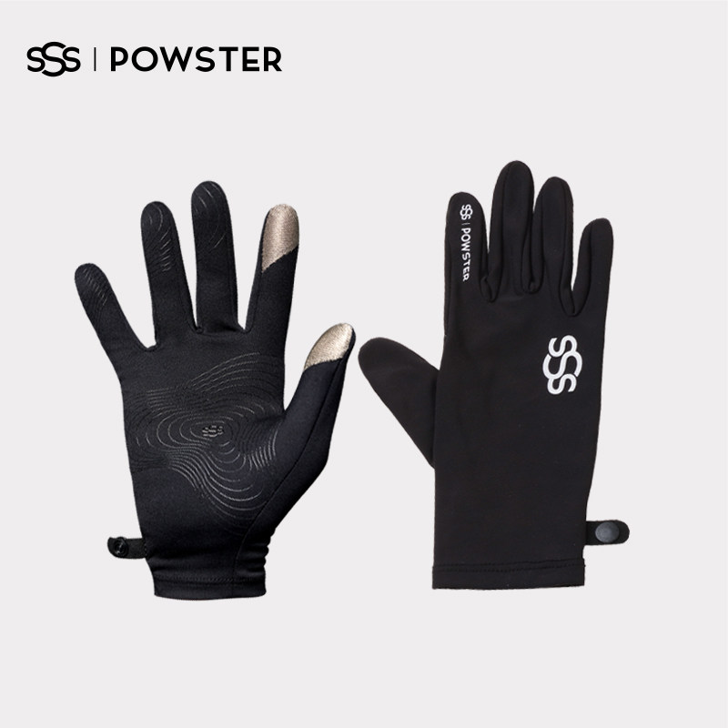 Powster山斯系列滑雪手套内胆冬季 户外运动加绒加厚防寒保暖手套