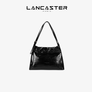 Rétro&Glam系列油蜡皮大容量托特垃圾袋包 Lancaster兰卡斯特