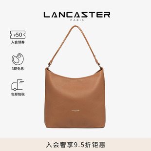Firenze系列进口头层牛皮通勤水桶托特HOBO包 Lancaster兰卡斯特