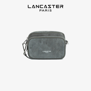 Lancaster兰卡斯特Suede系列麂皮质感小牛皮相机包通勤小众斜挎包