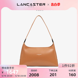 Ace系列黑桃皇后进口光面牛皮通勤腋下包大号 Lancaster Suave