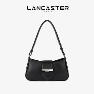 Paris Lancaster兰卡斯特 Ily系列软质头层牛皮单肩包法棍包小号