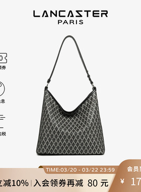 Lancaster兰卡斯特 IkonIT系列老花松弛感大容量通勤HOBO托特包